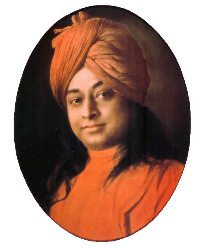 Swami Yogananda wearing a turban